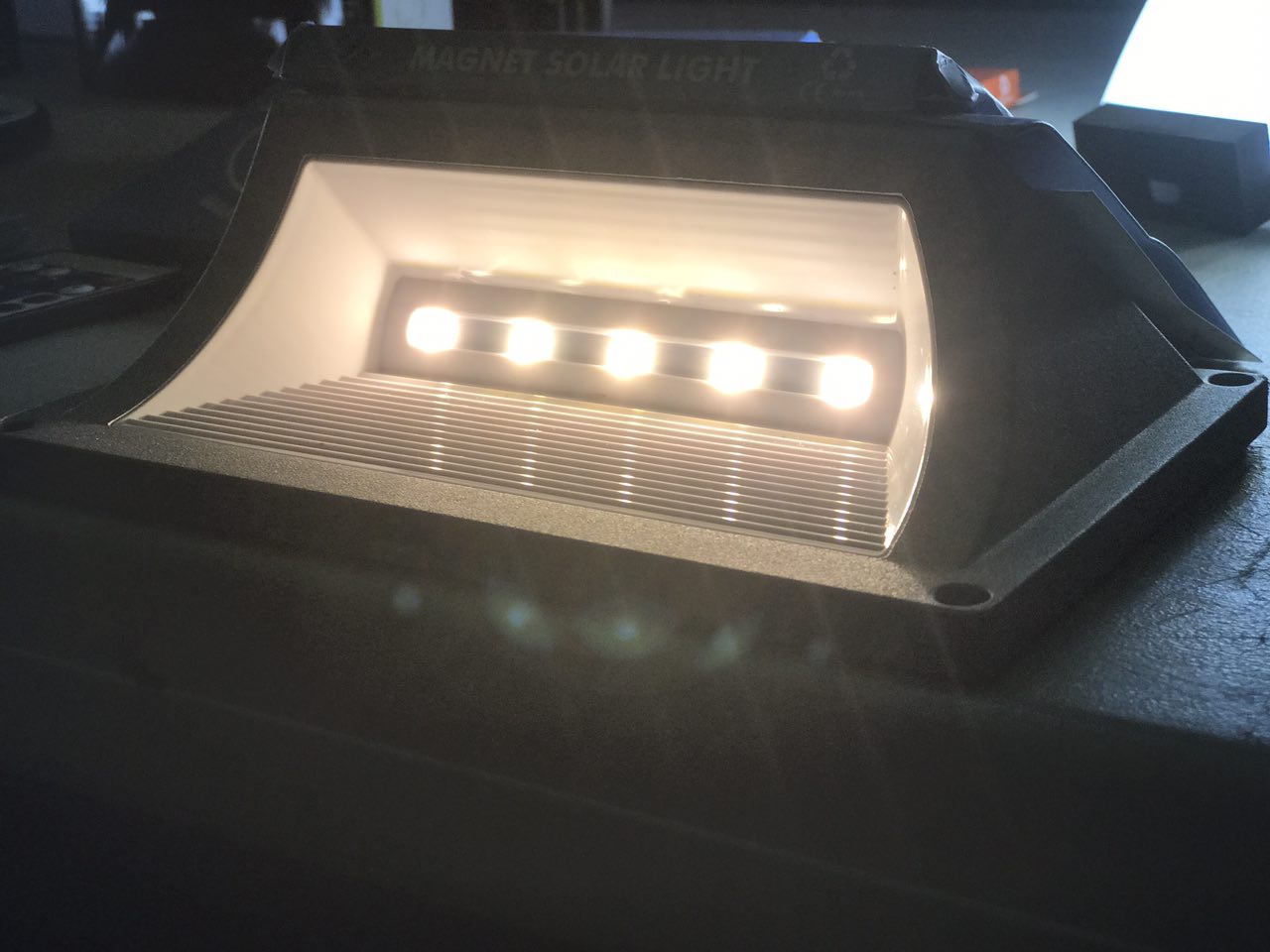 Solar Step Light – Warm White with Silver Case-Home & Garden > Garden Lights-PEROZ Accessories