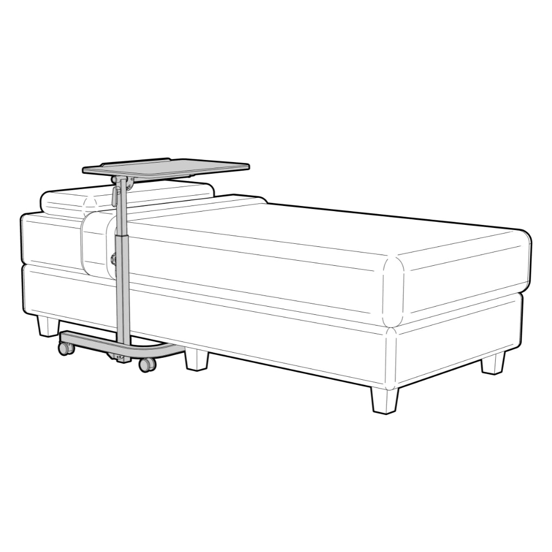 Over Bed & Over Chair Adjustable Height Tilt Table-Furniture > Bathroom-PEROZ Accessories