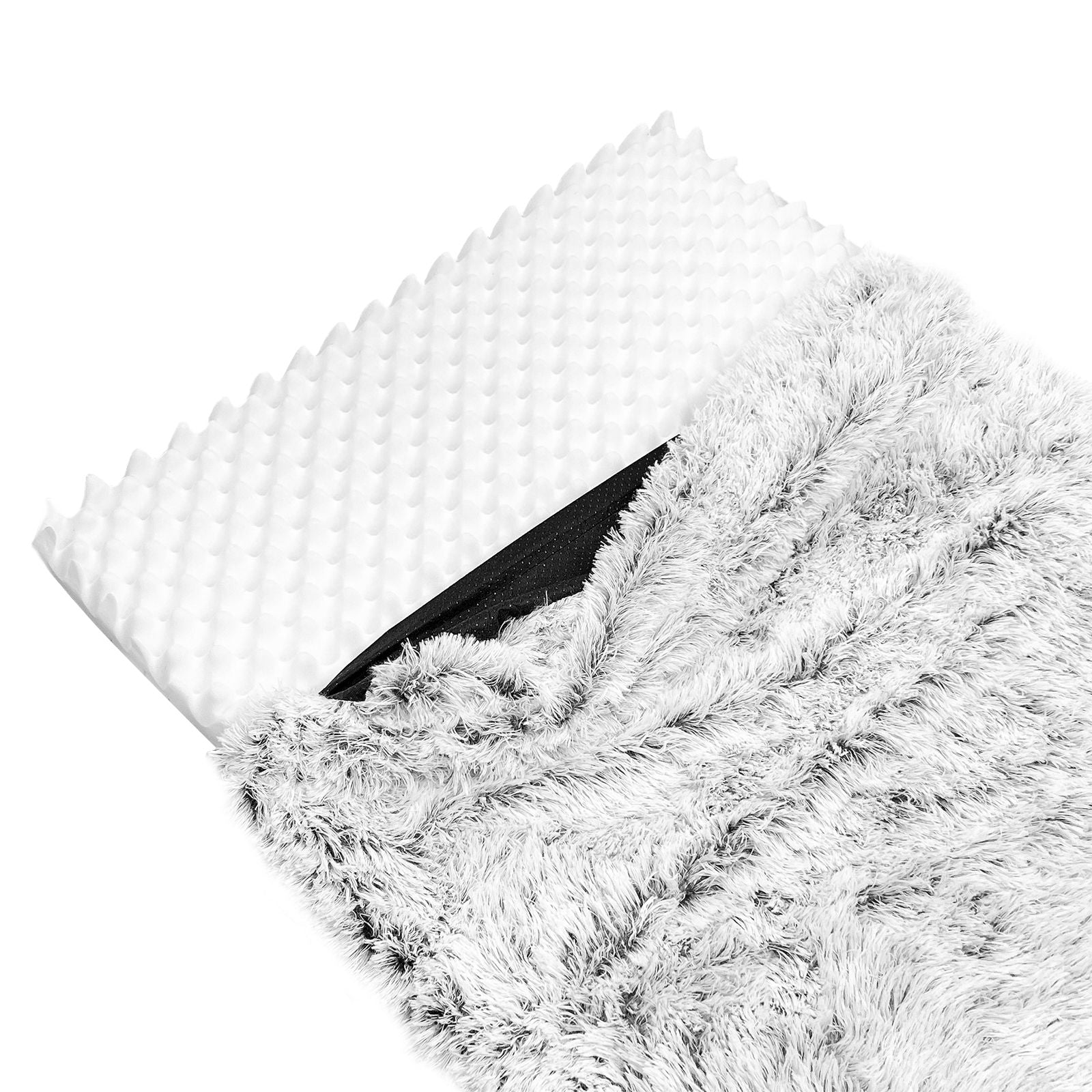 Pet Dog Crate Cage Kennel Bed Mat Sleeping Pad Fluffy Plush Soft Washable XXL-Pet Beds-PEROZ Accessories