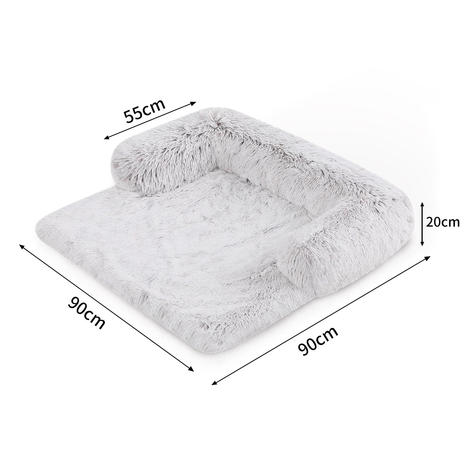 Kids Pet Sofa Bed Dog Cat Calming Waterproof Sofa Cover Protector Slipcovers M-Pet Beds-PEROZ Accessories