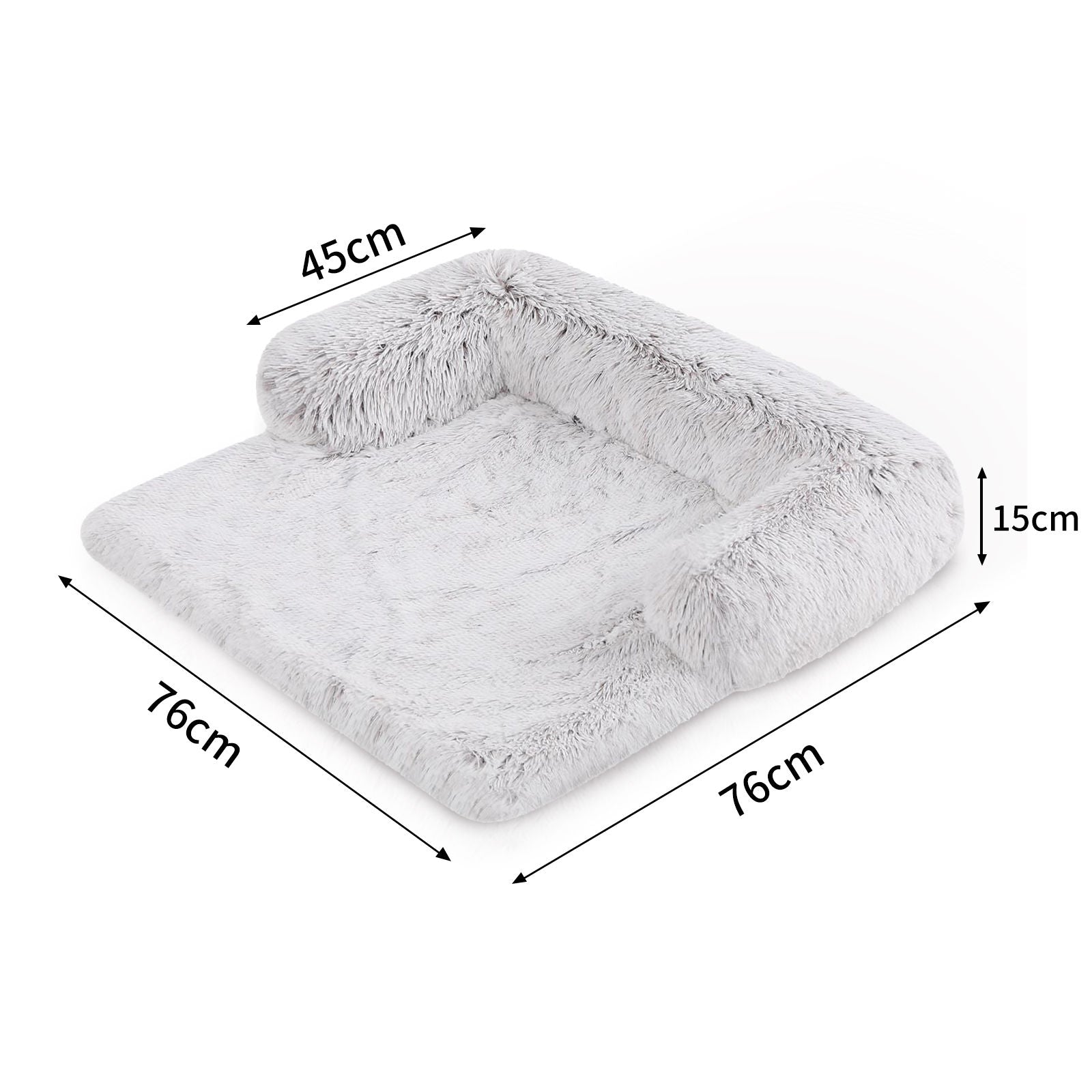 Kids Pet Sofa Bed Dog Cat Calming Waterproof Sofa Cover Protector Slipcovers S-Pet Beds-PEROZ Accessories