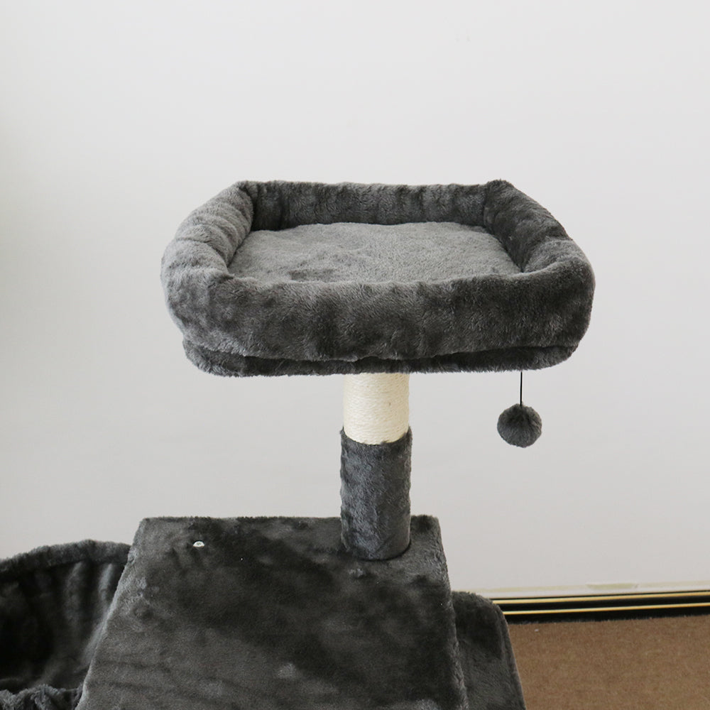 CATIO Chipboard Flannel Cat Scratching Tree - Abode 112cm-Pet Care > Toys-PEROZ Accessories