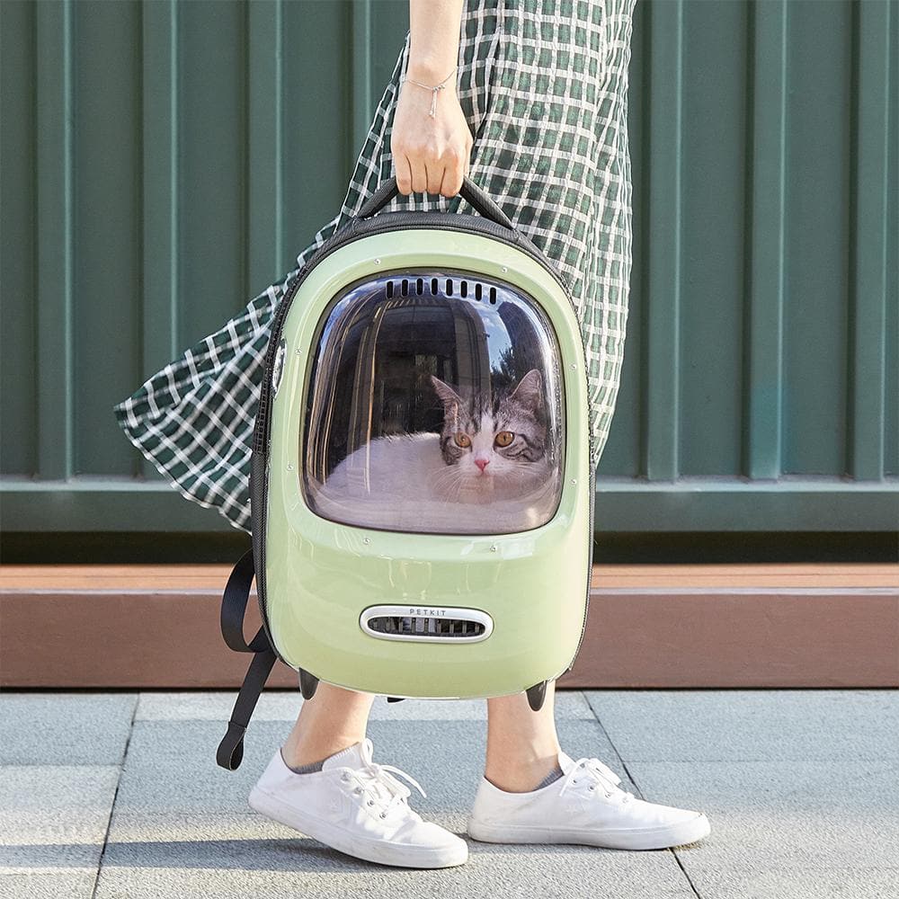 PETKIT Evertravel- Cat Backpack- Green-Pet Care > Dog Supplies-PEROZ Accessories