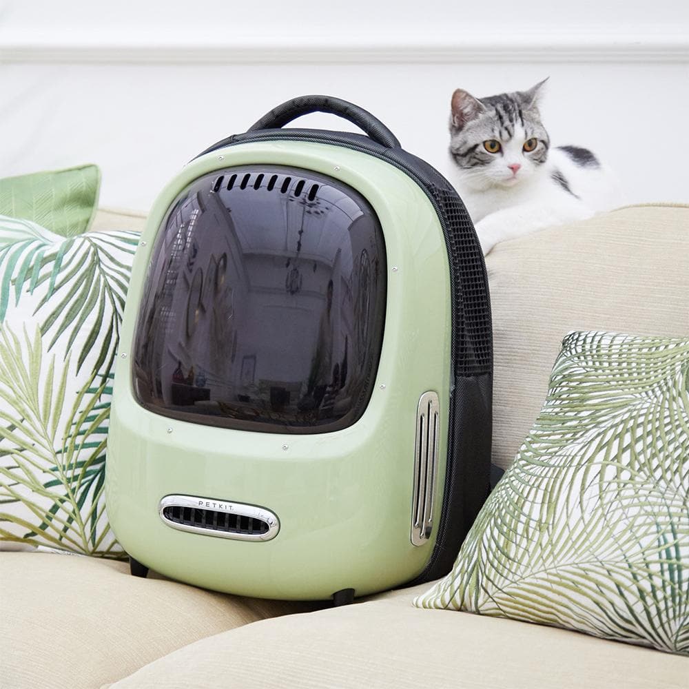 PETKIT Evertravel- Cat Backpack- Green-Pet Care > Dog Supplies-PEROZ Accessories