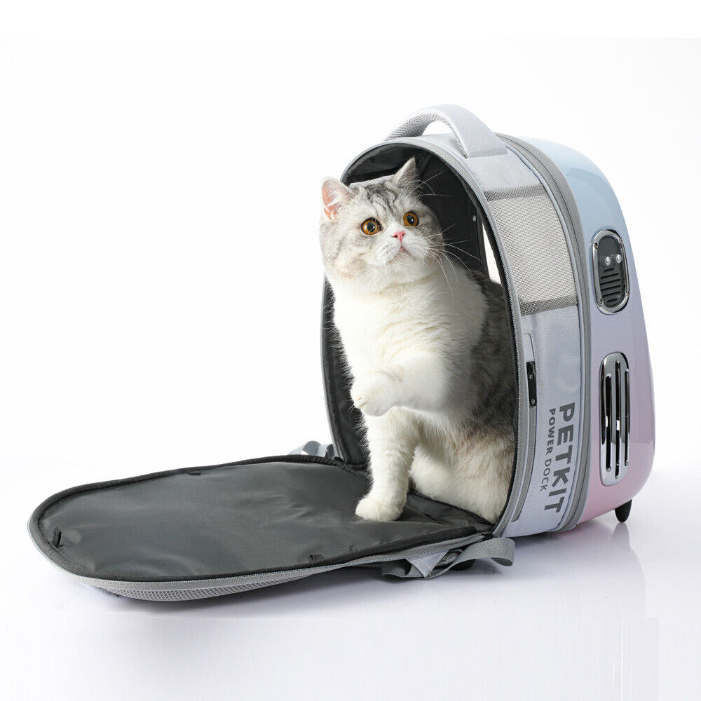 PETKIT Breezy 2 - Smart Cat Backpack - Pink-Pet Care > Cat Supplies-PEROZ Accessories