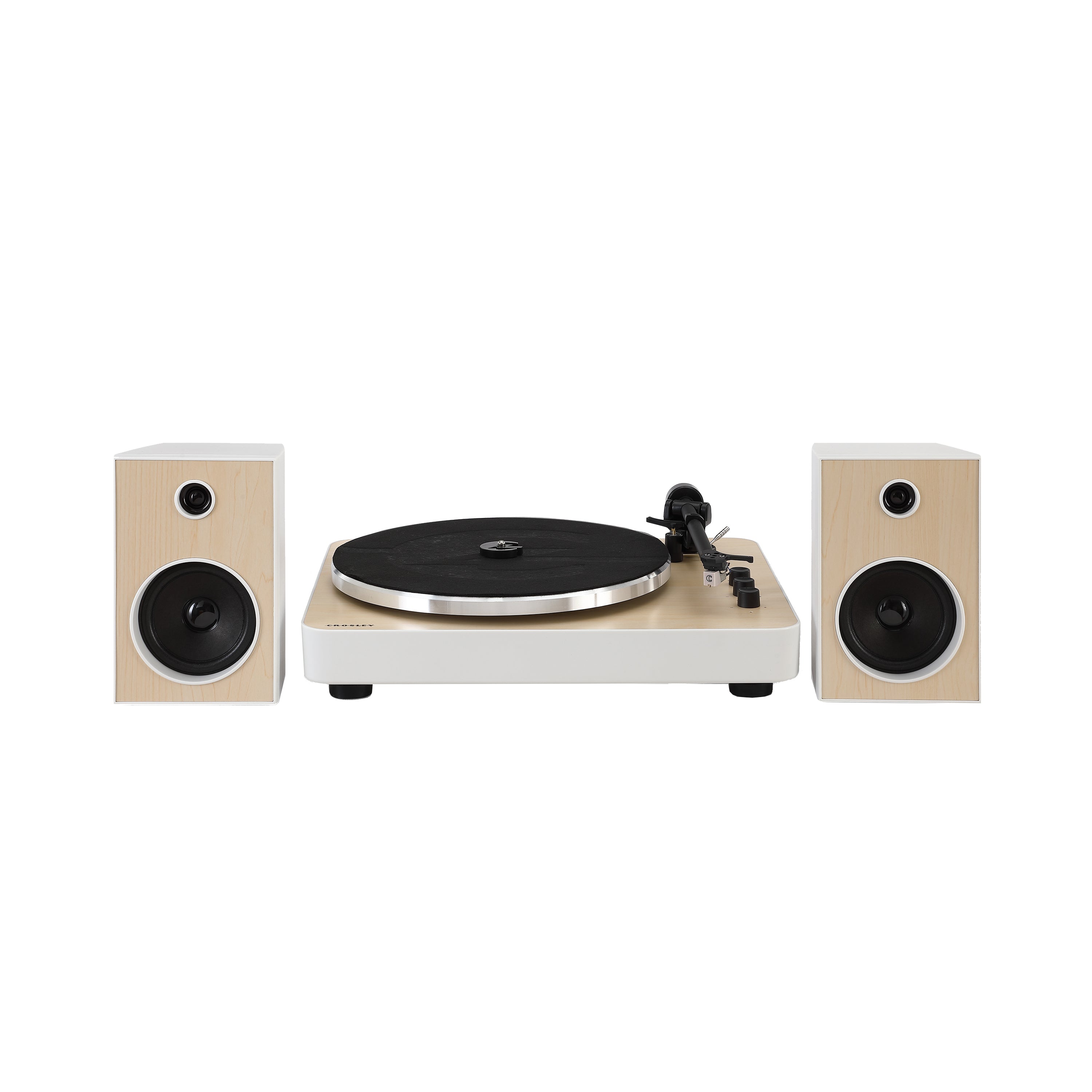 Crosley T170 Shelf System - White-Audio & Video > Musical Instrument & Accessories-PEROZ Accessories