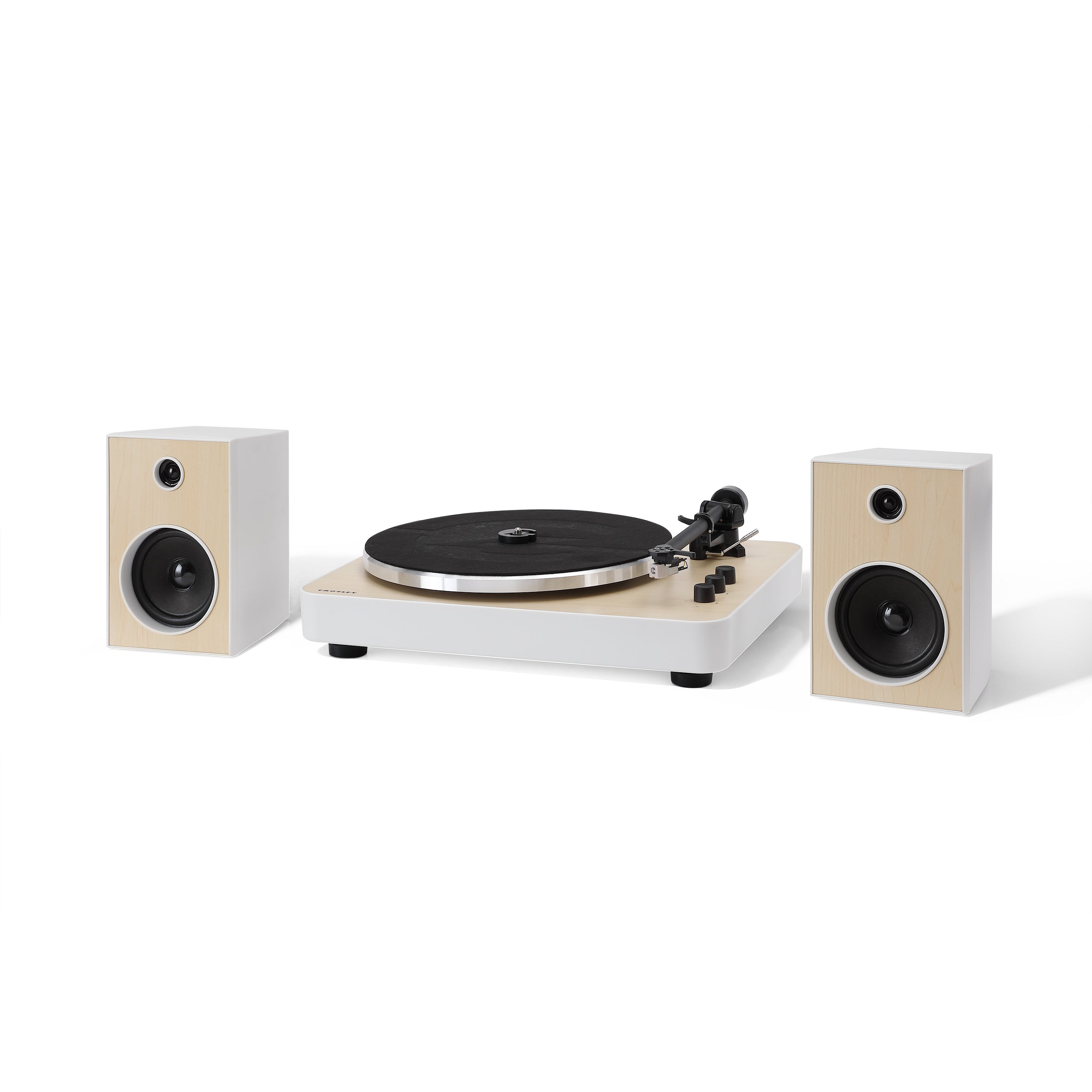 Crosley T170 Shelf System - White-Audio & Video > Musical Instrument & Accessories-PEROZ Accessories