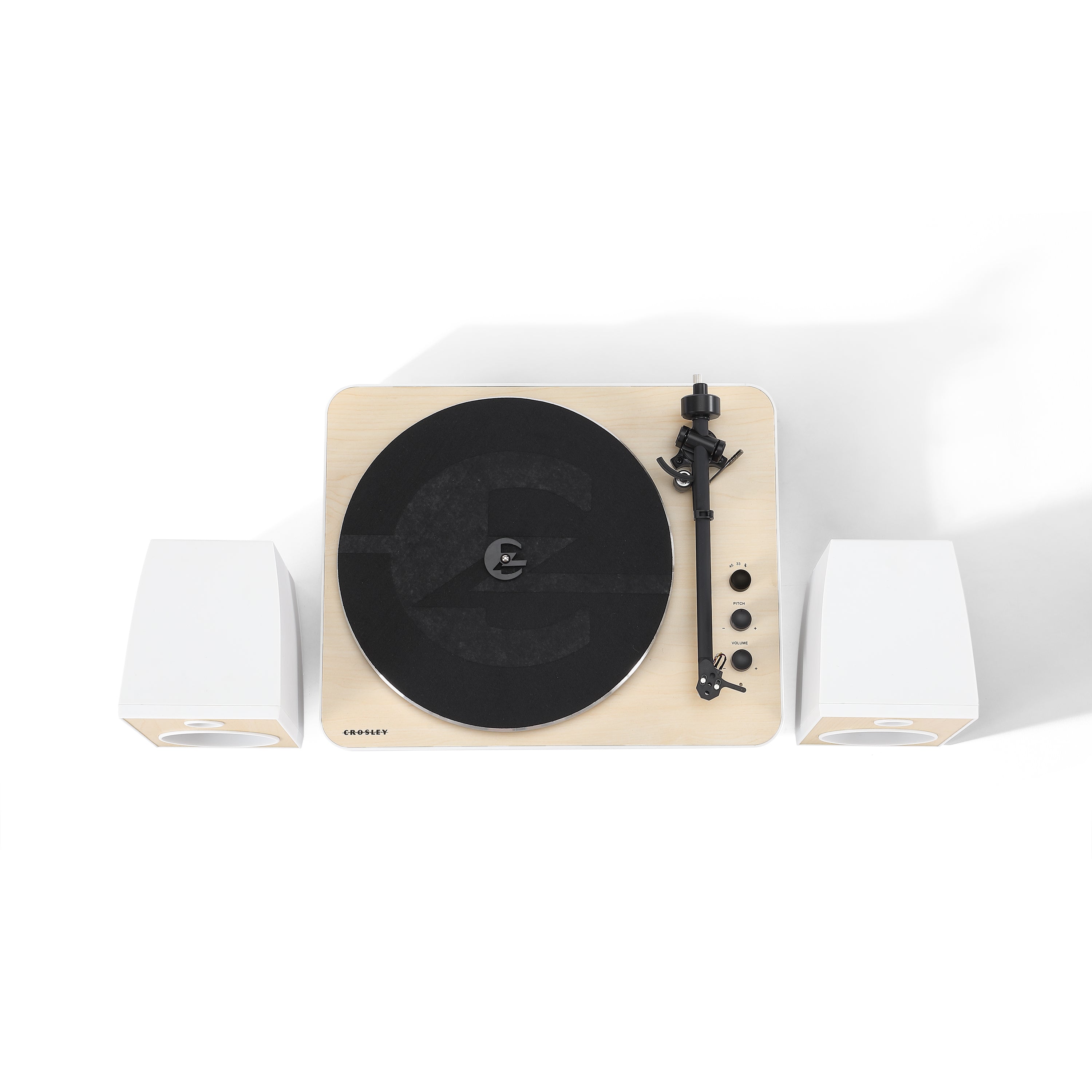 Crosley T170 Shelf System - White-Audio & Video > Musical Instrument & Accessories-PEROZ Accessories