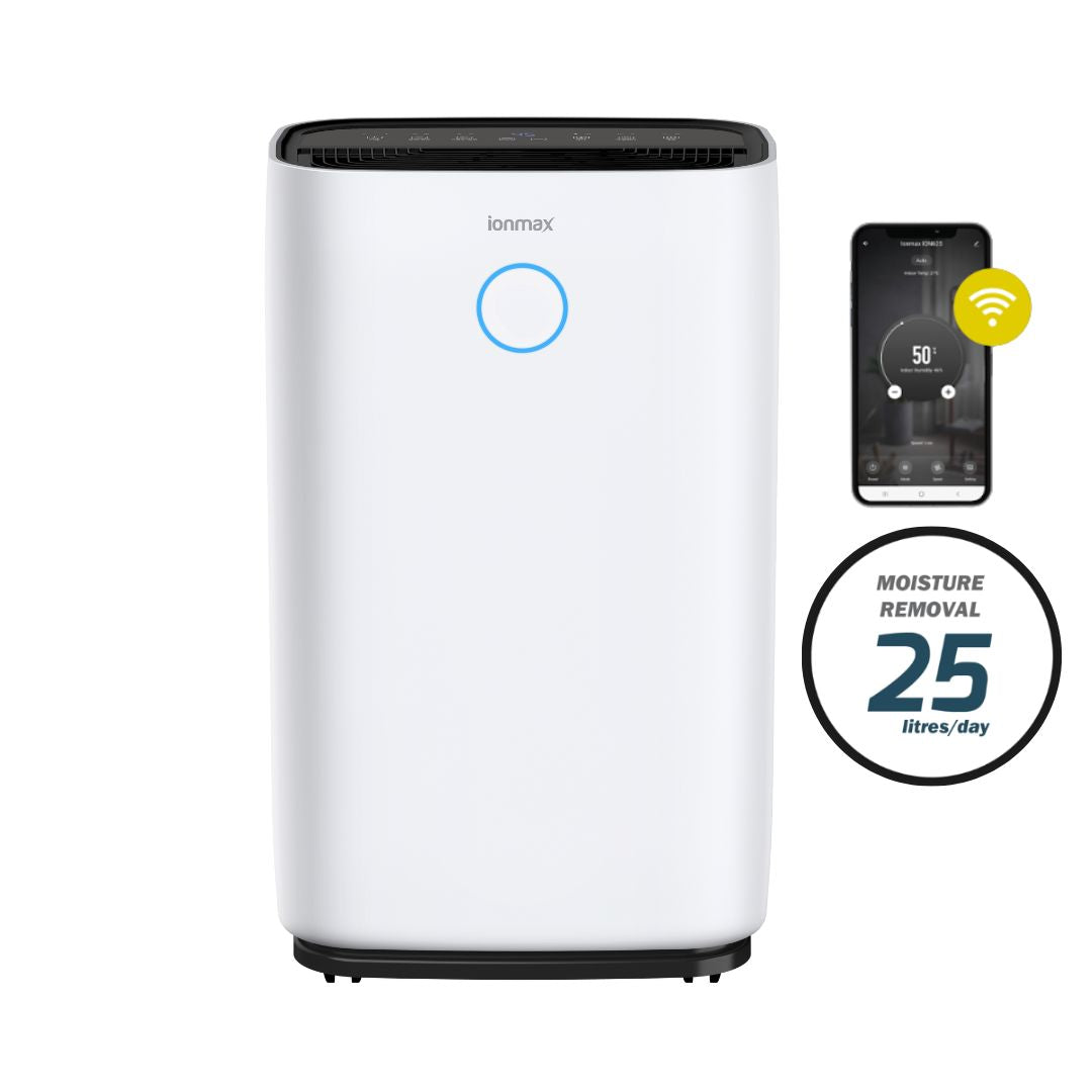 Ionmax Leone 25L/day Compressor Dehumidifier with Mobile App-Appliances > Aroma Diffusers & Humidifiers-PEROZ Accessories