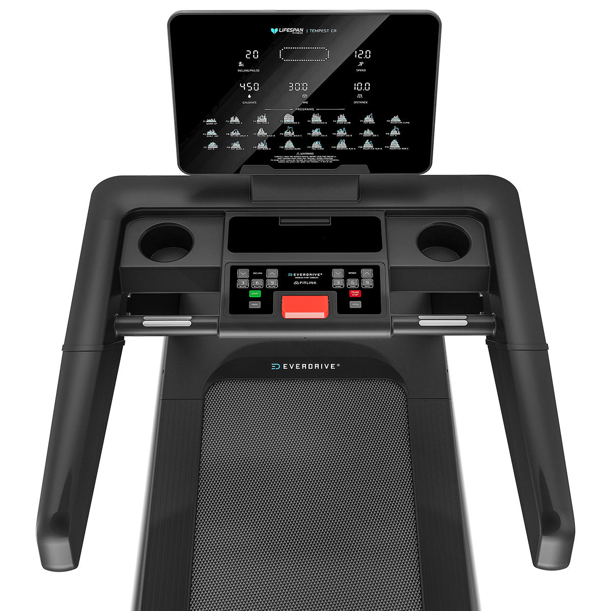 Lifespan Fitness Tempest CR Commercial Treadmill-Sports & Fitness > Fitness Accessories-PEROZ Accessories