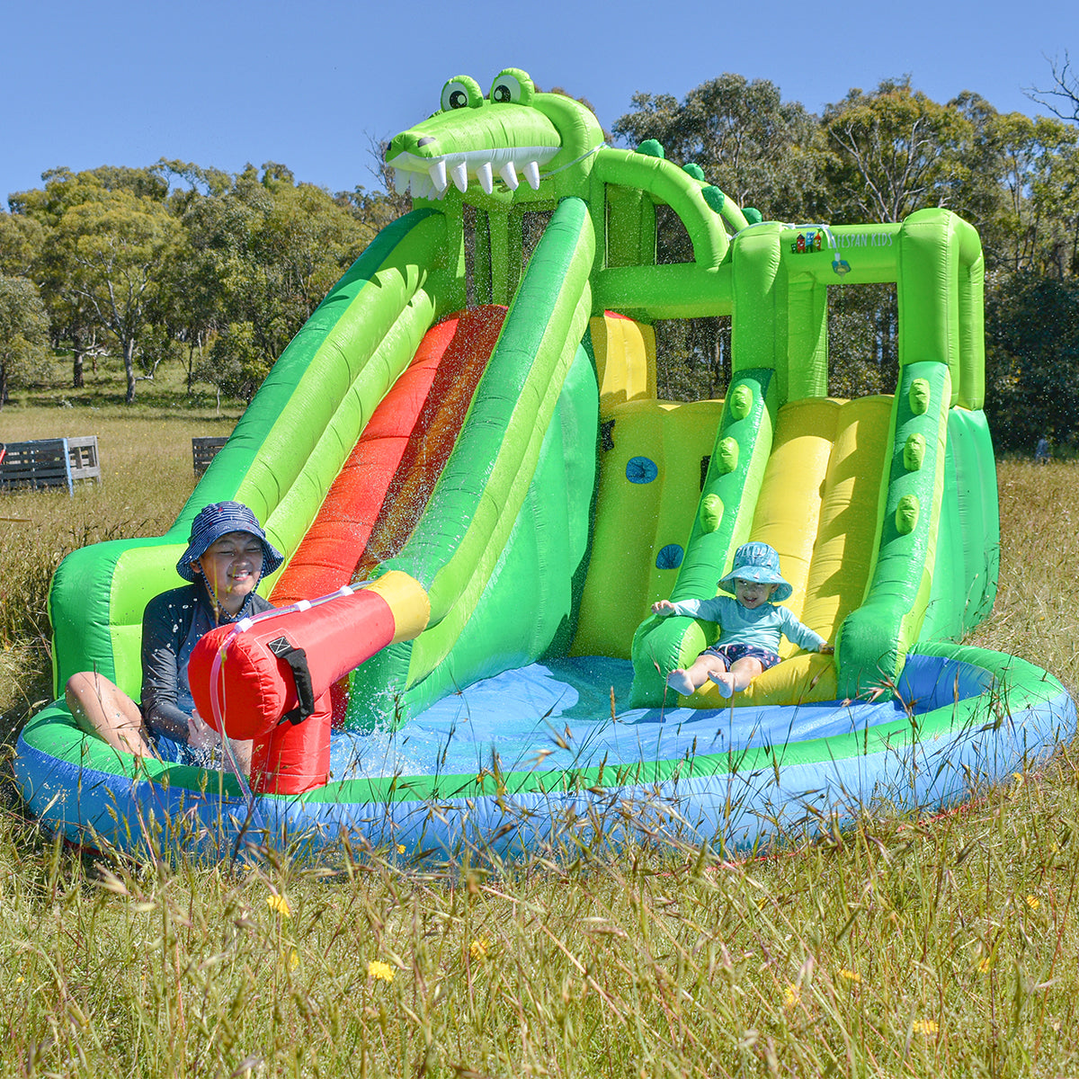 Lifespan Kids Crocadoo Slide & Splash-Baby & Kids > Toys-PEROZ Accessories