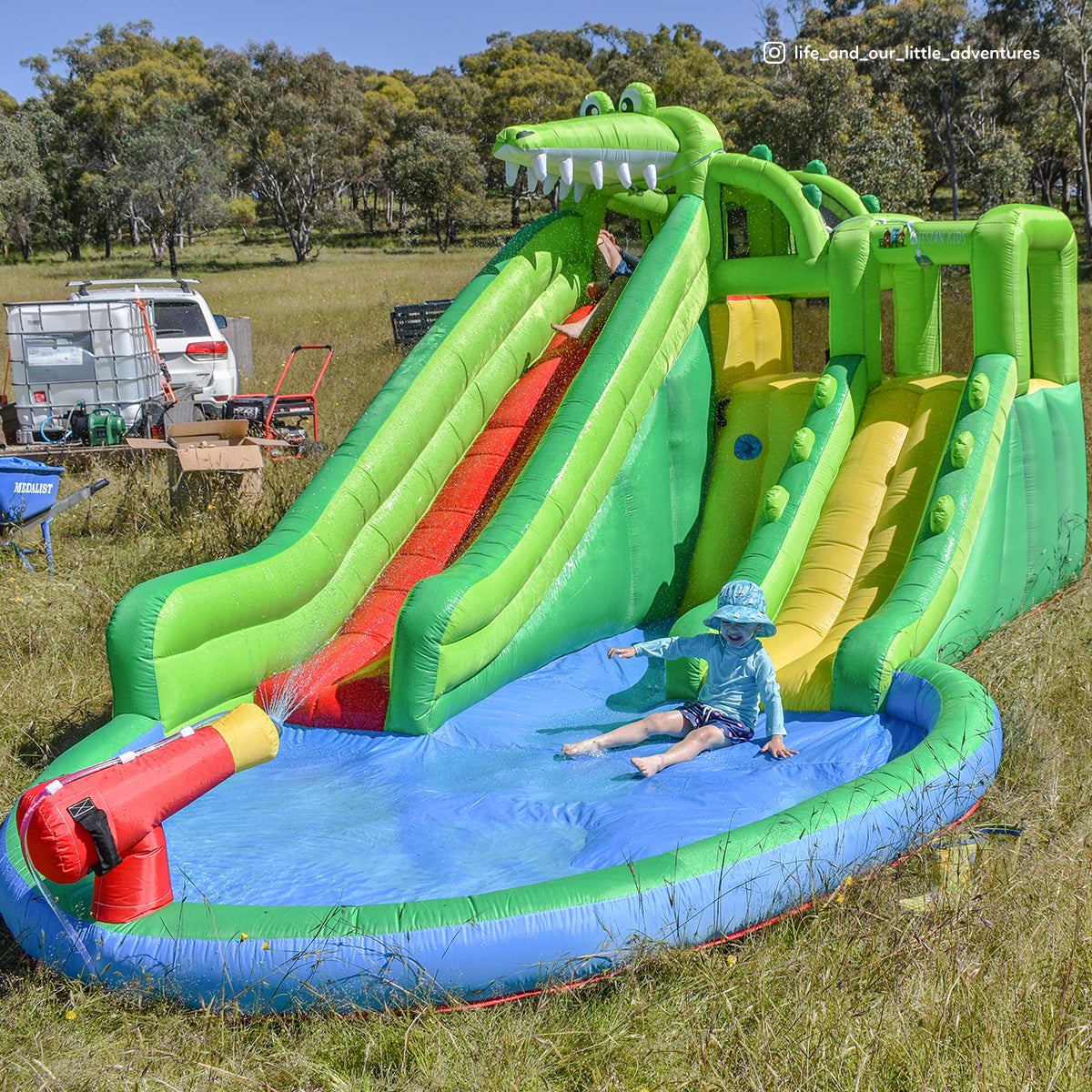 Lifespan Kids Crocadoo Slide & Splash-Baby & Kids > Toys-PEROZ Accessories