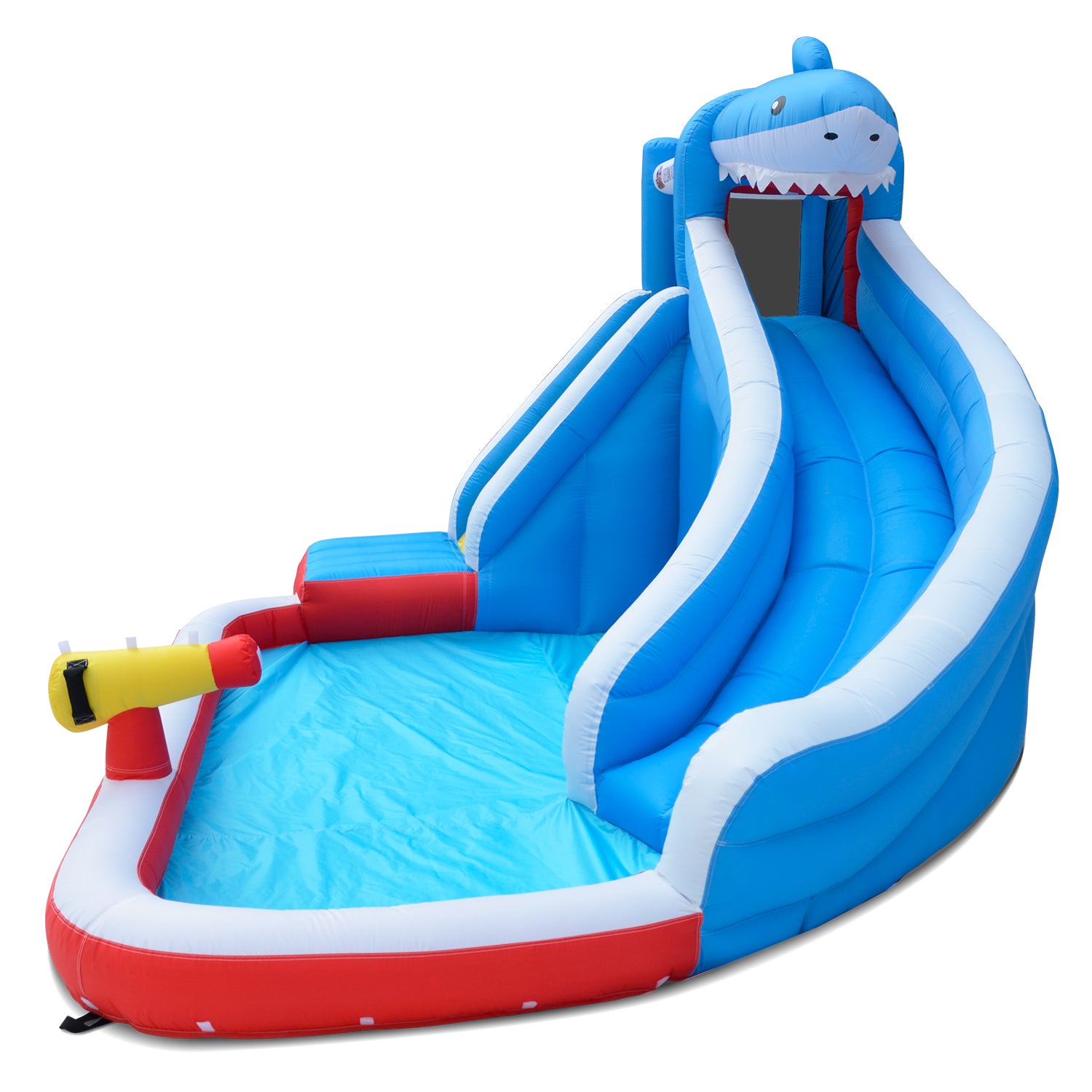 Lifespan Kids Sharky Slide & Splash Inflatable-Baby & Kids > Toys-PEROZ Accessories