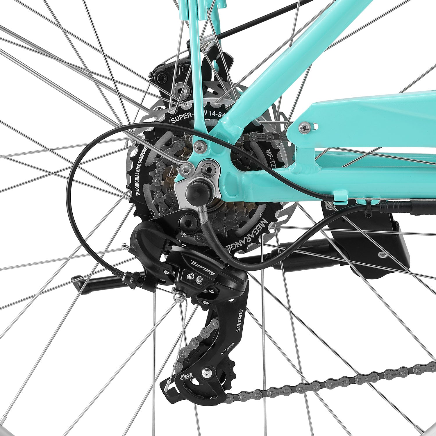 Progear Bikes E-Classique Vintage E-Bike 700c*17" in Seaform-Sports & Fitness > Bikes & Accessories-PEROZ Accessories