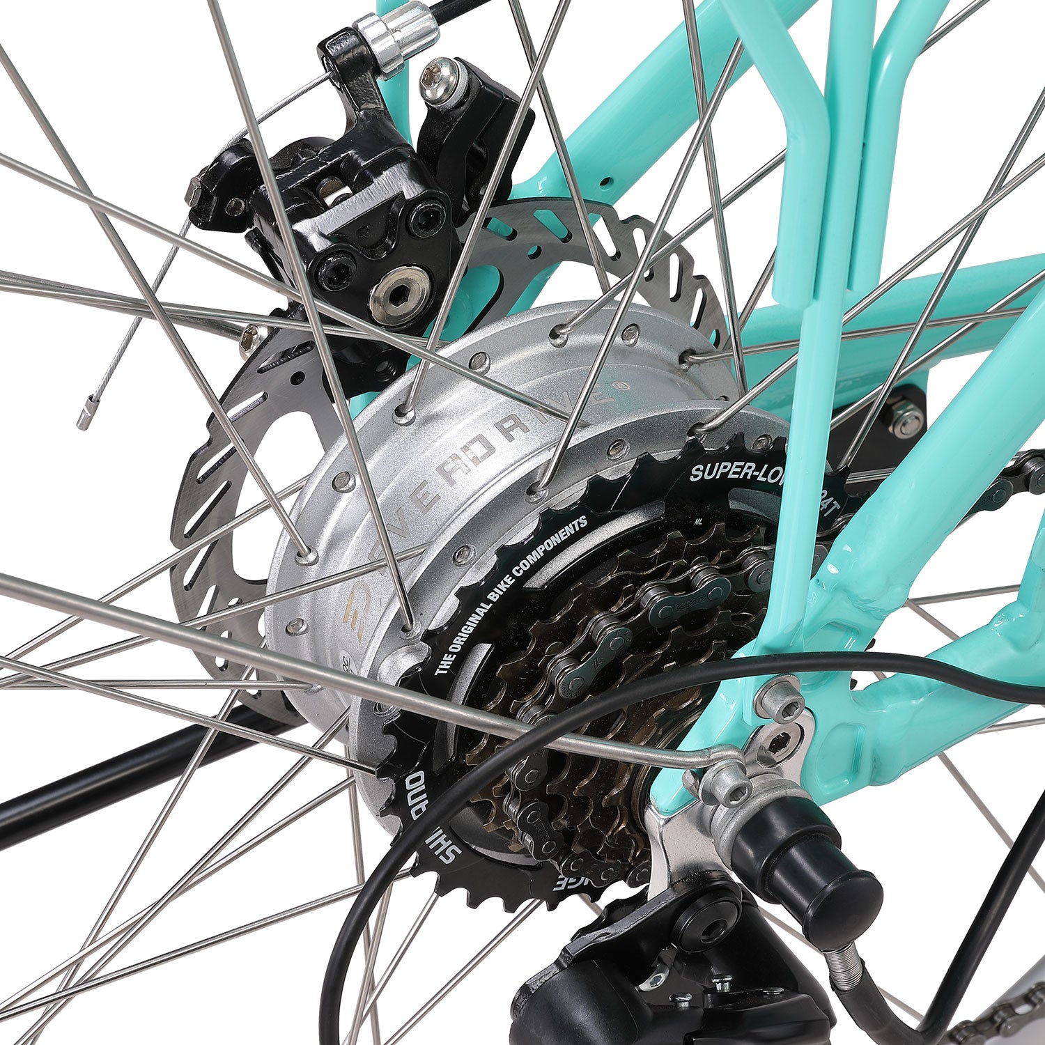 Progear Bikes E-Classique Vintage E-Bike 700c*17" in Seaform-Sports & Fitness > Bikes & Accessories-PEROZ Accessories