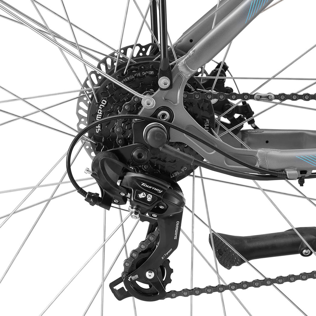 Progear Bikes E-Sierra Hybrid E-Bike Mens 700c*18" in Shadow-Sports & Fitness > Bikes & Accessories-PEROZ Accessories