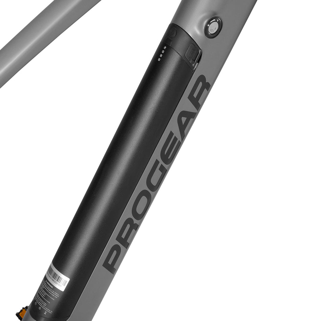 Progear Bikes E-Sierra Hybrid E-Bike Mens 700c*18" in Shadow-Sports & Fitness > Bikes & Accessories-PEROZ Accessories