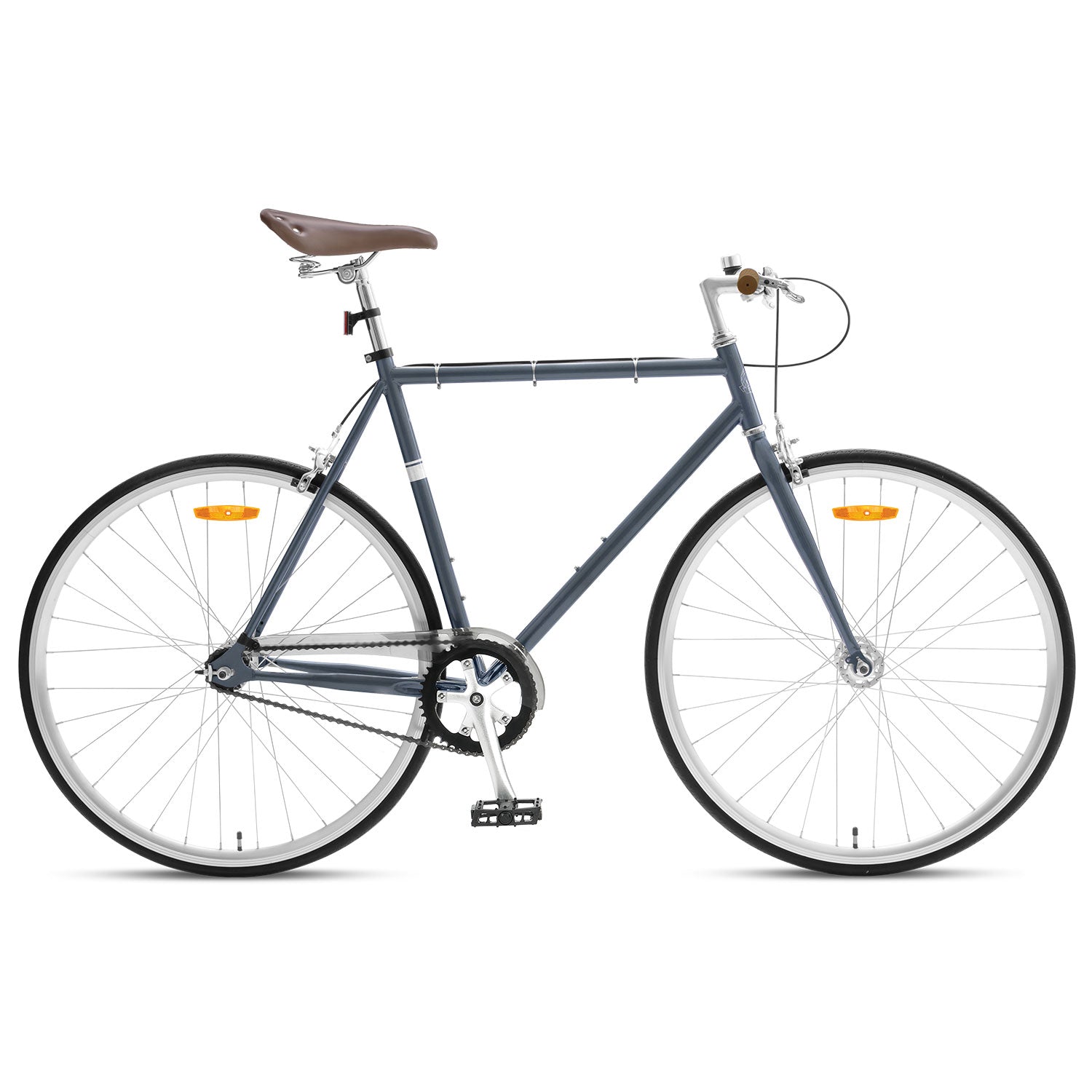 Progear Bikes Fixie 700c*56cm in Asphalt Grey-Sports & Fitness > Bikes & Accessories-PEROZ Accessories
