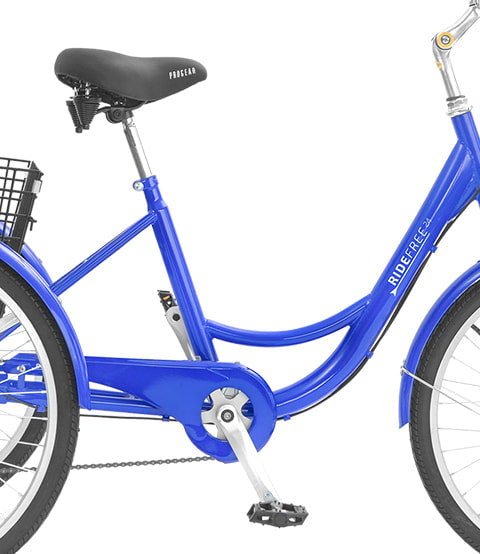 Progear Bikes RideFree Trike 24" Blue-Sports & Fitness > Bikes & Accessories-PEROZ Accessories