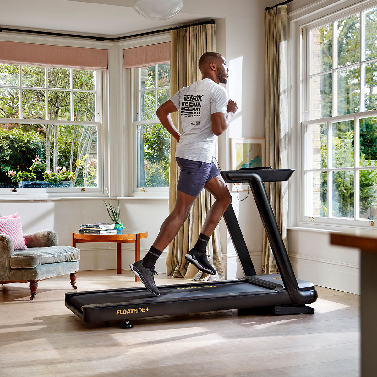 Reebok FR20z Floatride Treadmill (Black)-Sports & Fitness > Fitness Accessories-PEROZ Accessories