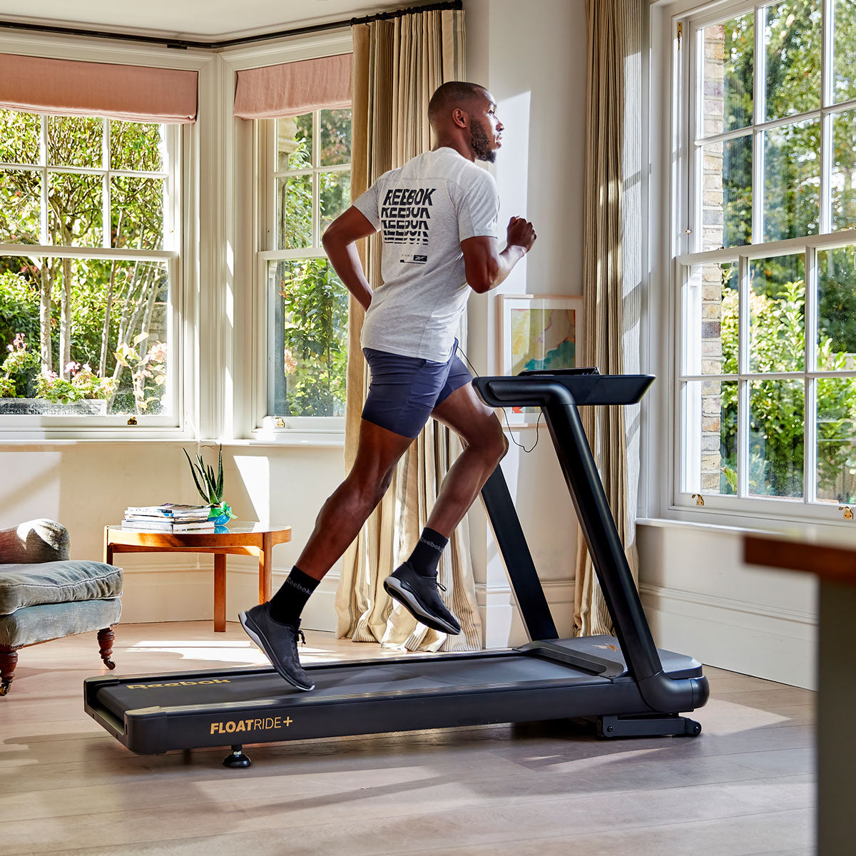 Reebok FR30z Floatride Treadmill in Black-Sports & Fitness > Fitness Accessories-PEROZ Accessories