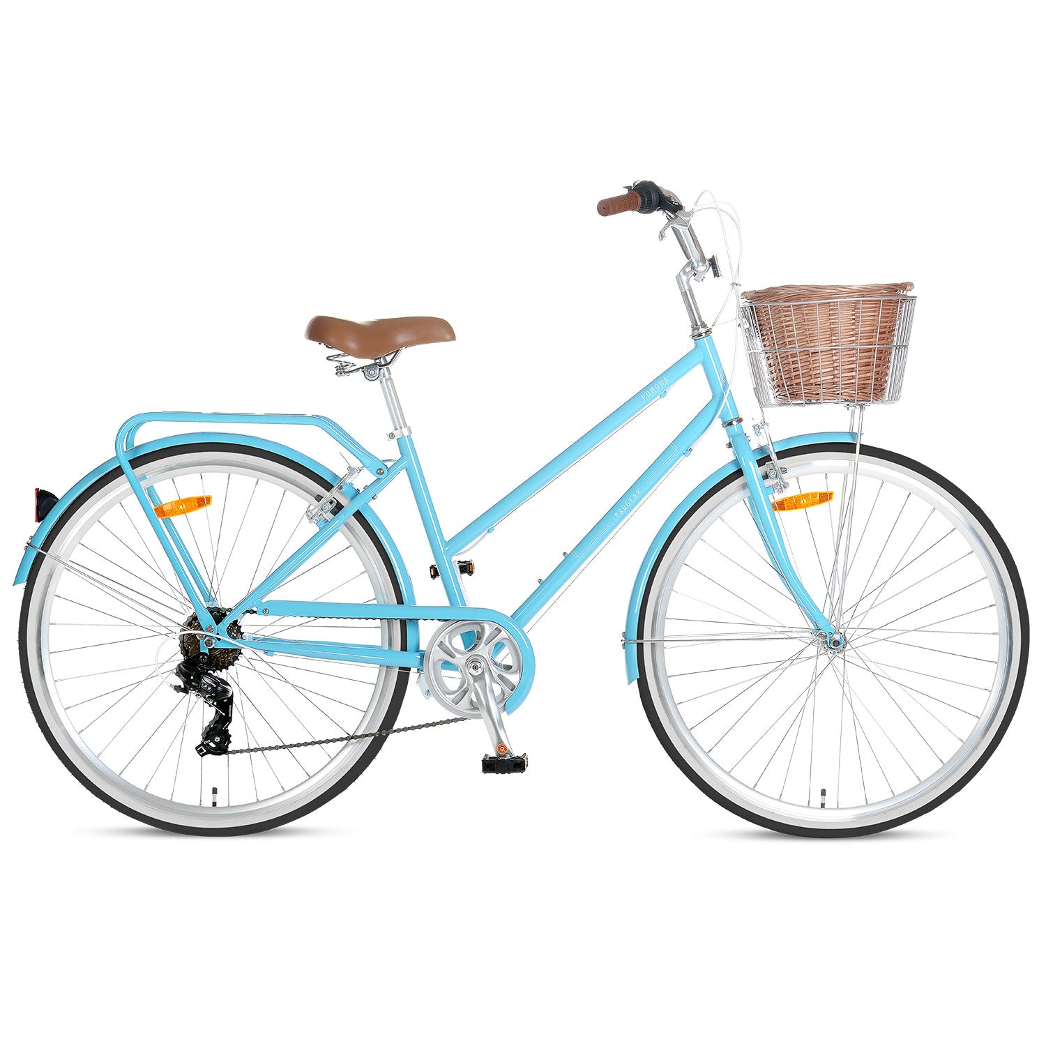 Progear Bikes Pomona Retro/Vintage Ladies Bike 700c*15" in Blue-Sports & Fitness > Bikes & Accessories-PEROZ Accessories