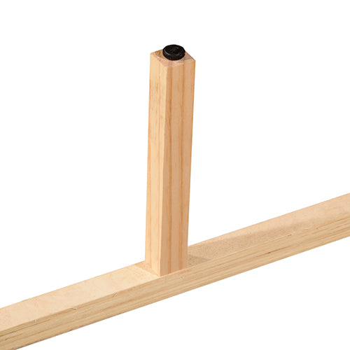 Storage Bed Frame King Size Upholstery Fabric in Light Grey with Base Drawers-Furniture > Bedroom-PEROZ Accessories