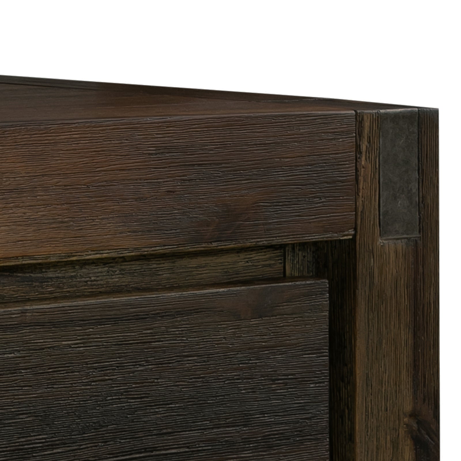Coffee Table Solid Acacia Wood & Veneer 1 Drawers Storage Chocolate Colour-Furniture > Living Room-PEROZ Accessories