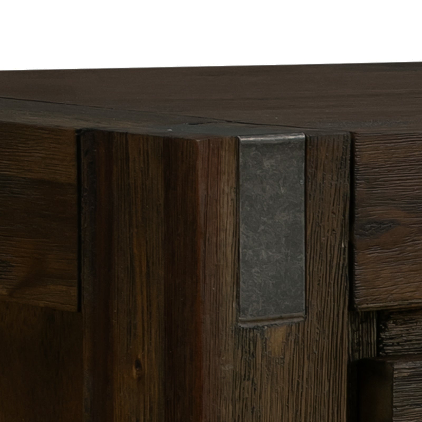 Coffee Table Solid Acacia Wood & Veneer 1 Drawers Storage Chocolate Colour-Furniture > Living Room-PEROZ Accessories