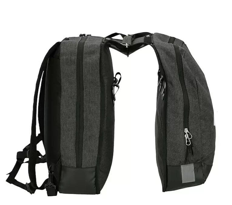 2 in 1 Backpack and Double Pannier Bag - 25L-Sports & Fitness > Bikes & Accessories-PEROZ Accessories