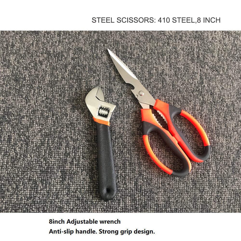 45 Pcs Household Hand Tools Set Hand Tool Kit for Home Office Car Repair Tools-Home & Garden > Garden Tools-PEROZ Accessories