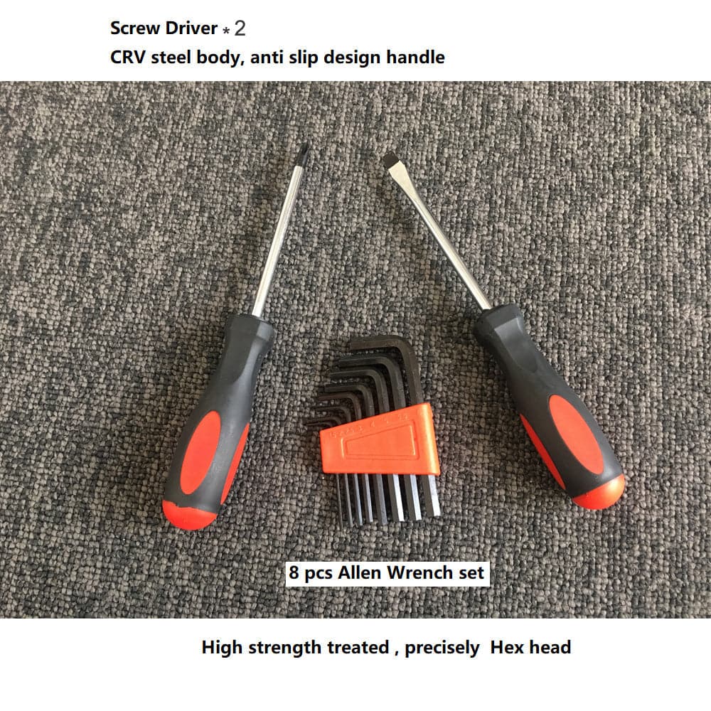 45 Pcs Household Hand Tools Set Hand Tool Kit for Home Office Car Repair Tools-Home & Garden > Garden Tools-PEROZ Accessories