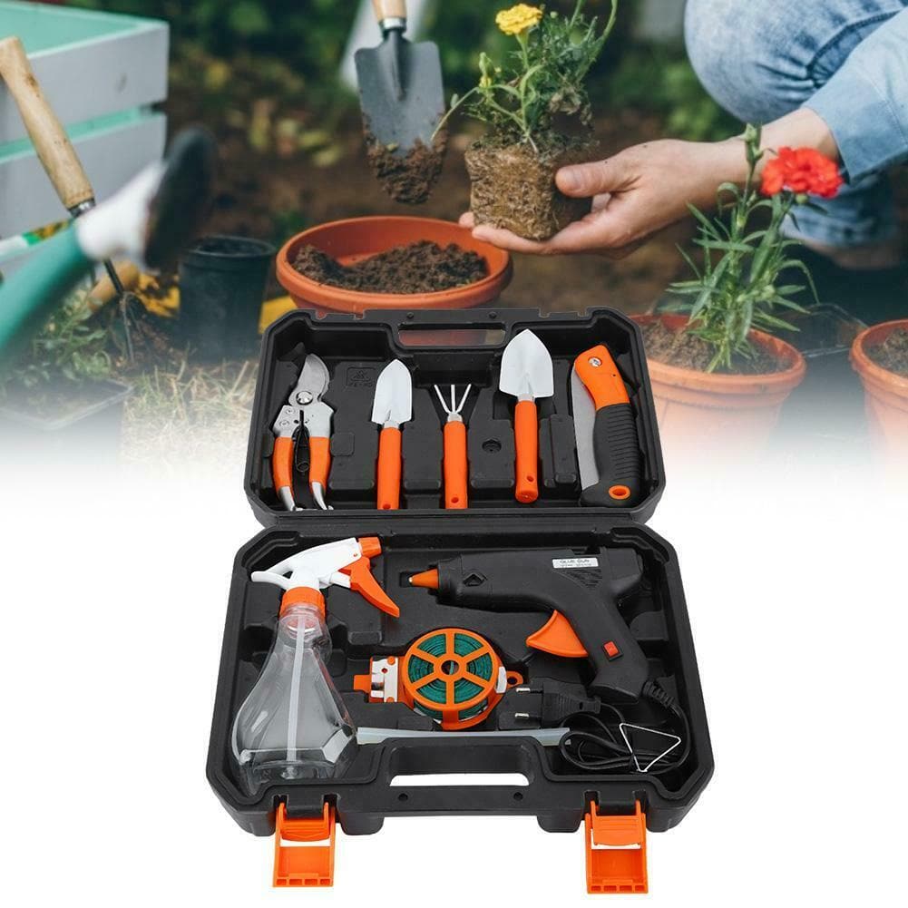11 Pcs Garden Tools Set Gardening Shovel Rake Gardening Household Shovel Rake-Home & Garden > Garden Tools-PEROZ Accessories