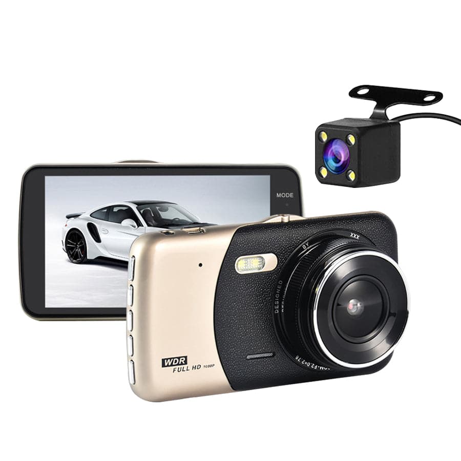 1080P Car Dash Camera Dual Front and Rear Video DVR Recorder Night Vision Kit-Auto Accessories-PEROZ Accessories