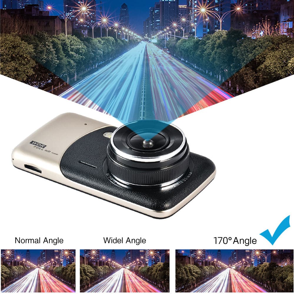 1080P Car Dash Camera Dual Front and Rear Video DVR Recorder Night Vision Kit-Auto Accessories-PEROZ Accessories