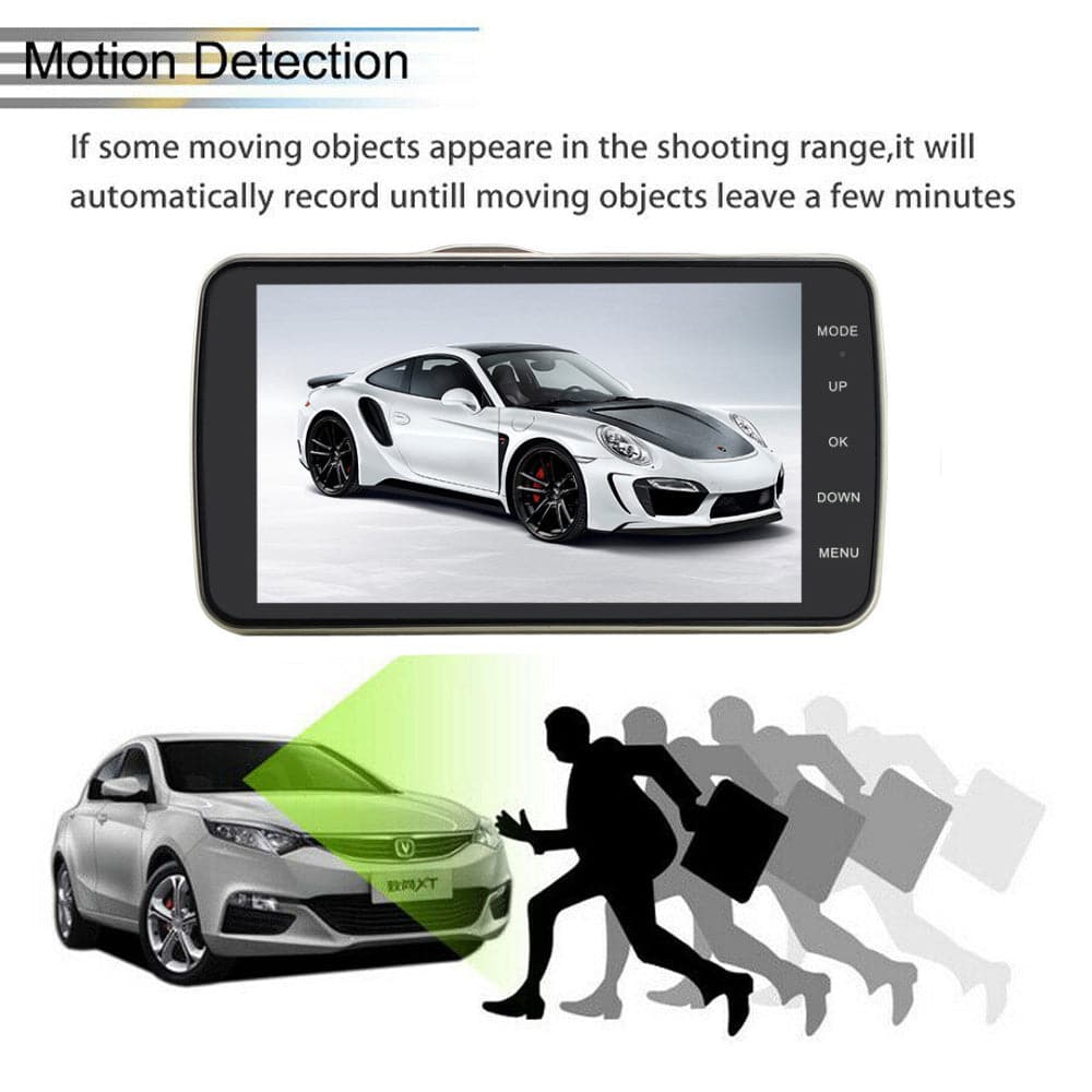1080P Car Dash Camera Dual Front and Rear Video DVR Recorder Night Vision Kit-Auto Accessories-PEROZ Accessories