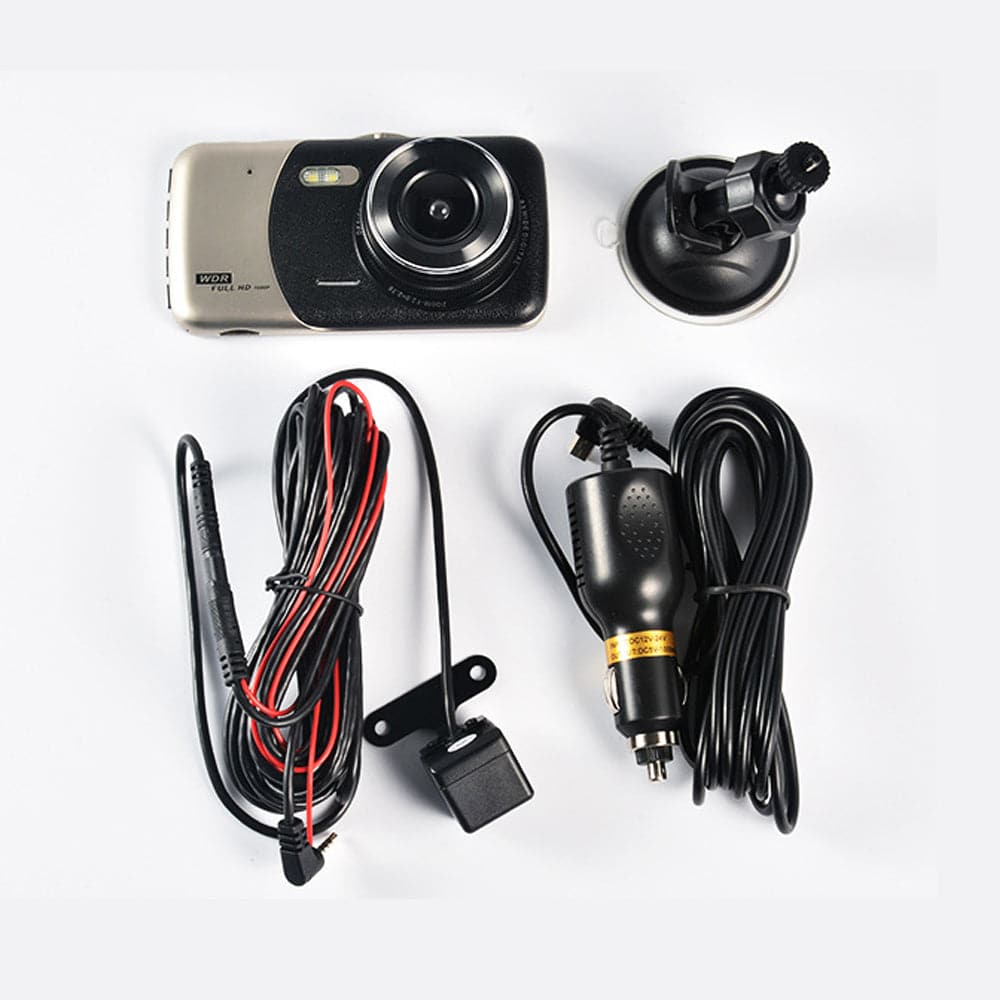 1080P Car Dash Camera Dual Front and Rear Video DVR Recorder Night Vision Kit-Auto Accessories-PEROZ Accessories