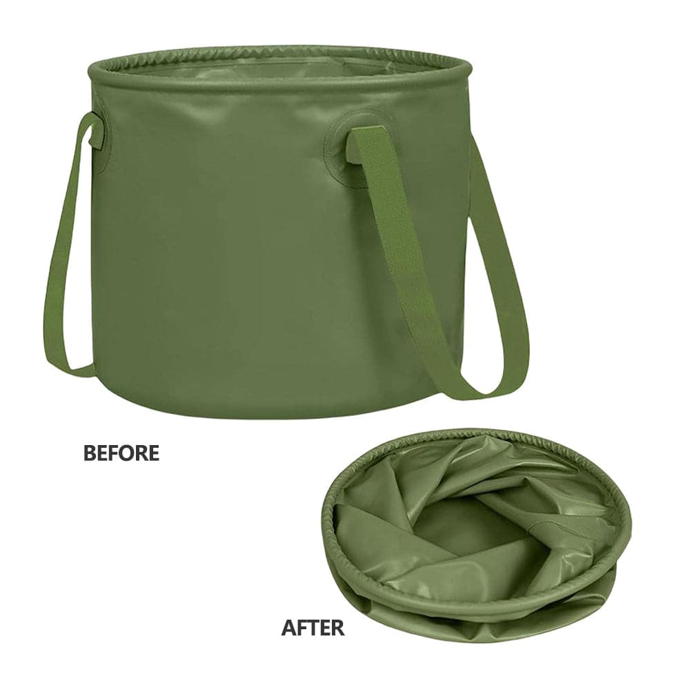 13L Travel Camping Folding Bucket Portable Barbecue Picnic Storage Fishing Bucket-Outdoor > Camping-PEROZ Accessories