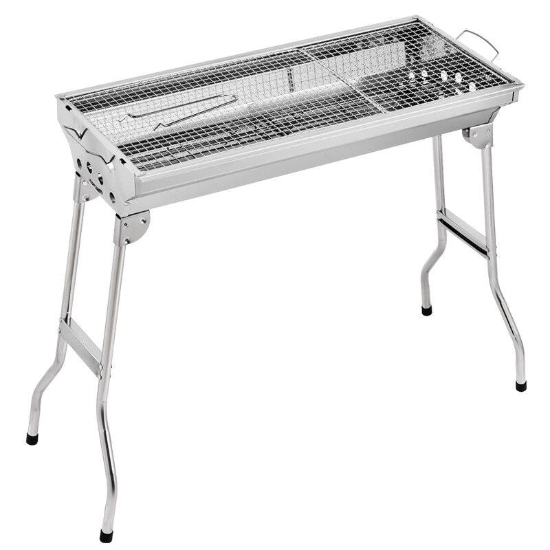 BBQ Grill Steel Roast Camping Picnic Charcoal Portable Foldable Barbecue Outdoor-Home & Garden > BBQ-PEROZ Accessories