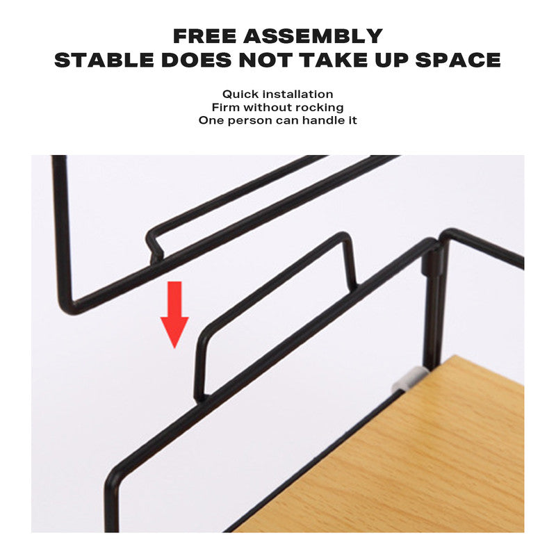 Desktop Storage Rack Bookshelf Office-Home & Garden > Storage-PEROZ Accessories