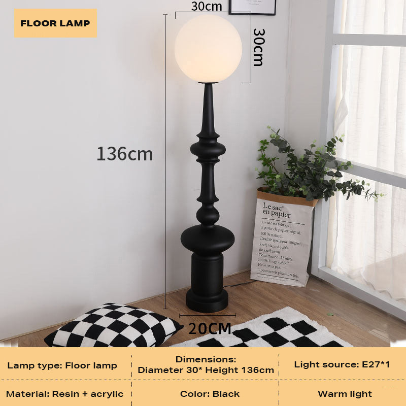 Retro Roman Living Room Floor Lamp Bedroom Art Sense Medieval-Furniture > Office-PEROZ Accessories