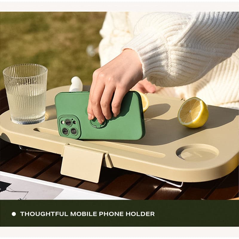 2IN1 Portable Folding Picnic Basket Tour Storage Baskets Outdoor Basket With Lid-Home & Garden > Storage-PEROZ Accessories