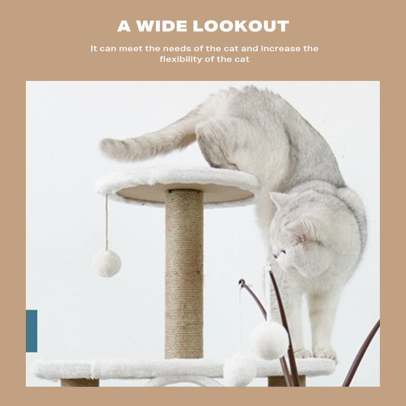 Cat Tree Scratching Post Scratcher Tower Condo House Furniture Bed Stand-Cat Trees-PEROZ Accessories