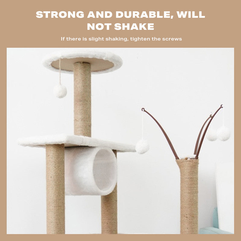 Cat Tree Scratching Post Scratcher Tower Condo House Furniture Bed Stand-Cat Trees-PEROZ Accessories