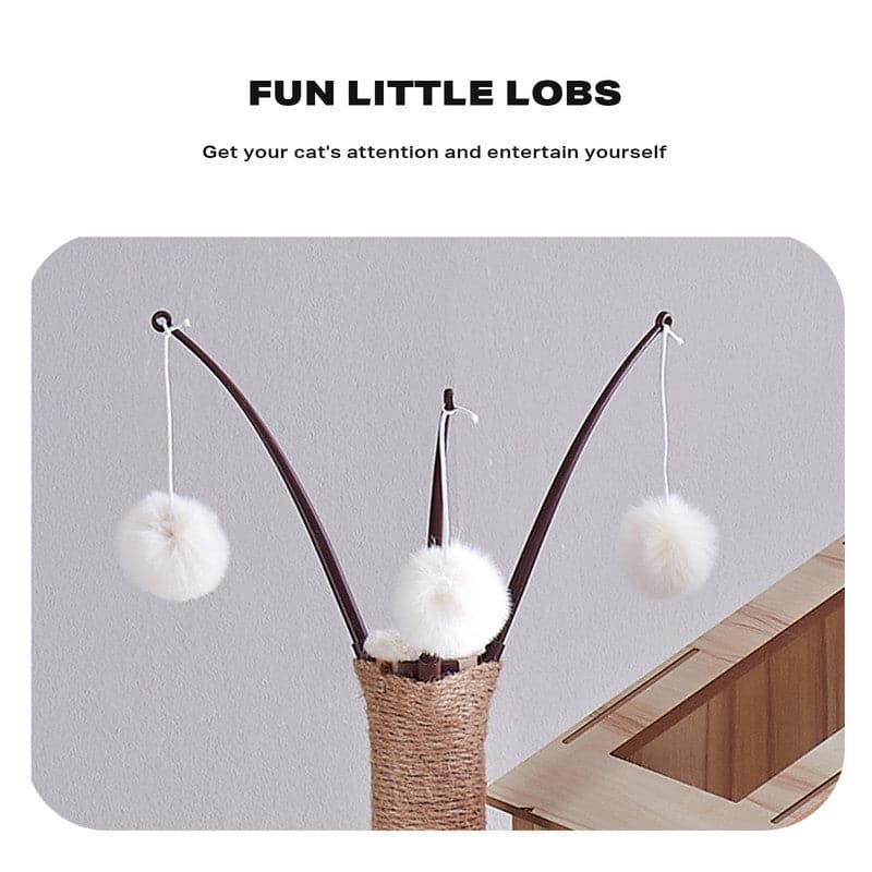 160cm Cat Tree Scratching Post House Condo Furniture Feline Scratcher Tower Toys-Cat Trees-PEROZ Accessories