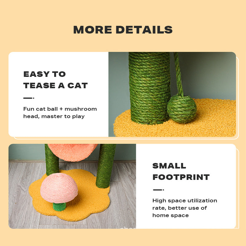 Sun flower cat climbing frame cat scratching post toy-Pet Care > Cat Supplies-PEROZ Accessories