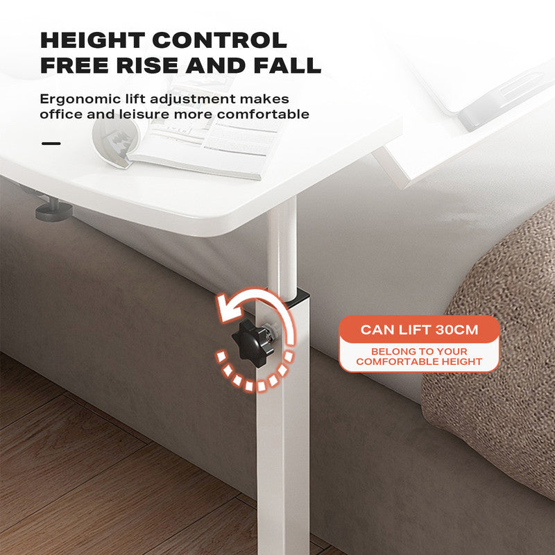 Movable lifting computer table bedside portable table-Electronics > Computers & Tablets-PEROZ Accessories