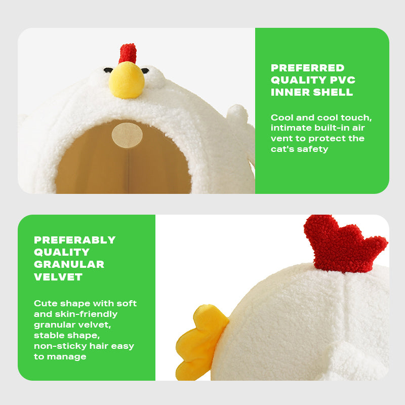 Cat Bed Pet Cave Bed Soft Cat House Cosy Tent Cat Nest Bed Warm Cat Cave Sleepin-Pet Care > Dog Supplies-PEROZ Accessories