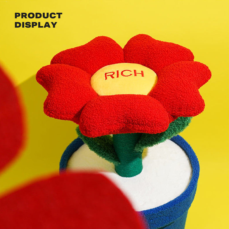 Rich Flower Cat Tree with Scratcher Pole Cat Tower with Hidaway Cat Bed Furbulous Cat Tree-Cat Trees-PEROZ Accessories