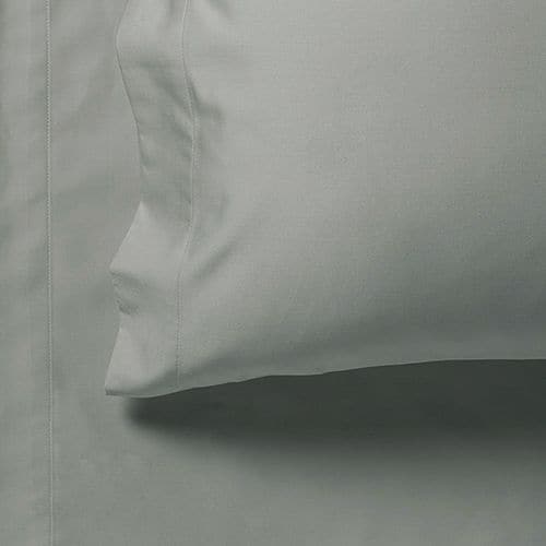 1000TC Ultra Soft Double Size Bed Grey Flat & Fitted Sheet Set-Home & Garden > Bedding-PEROZ Accessories